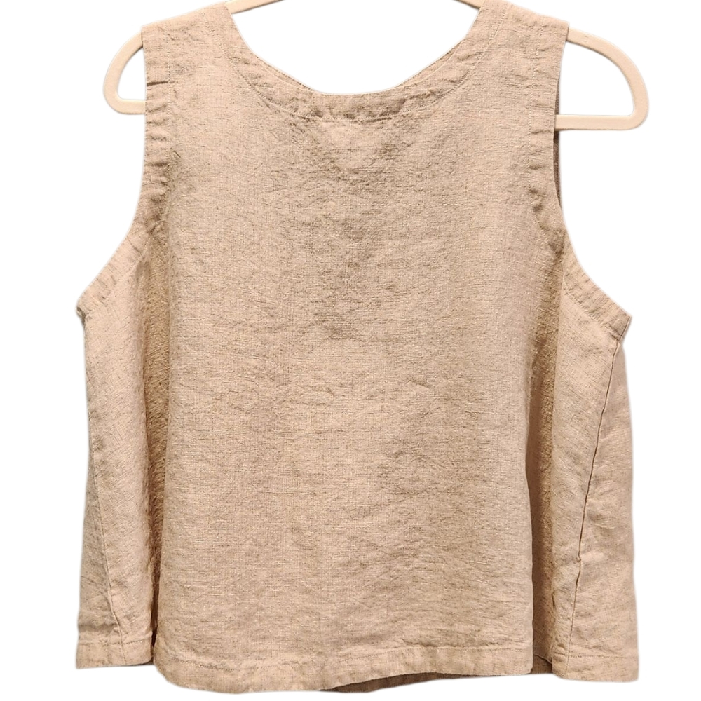 Nomad Light Tan Sleeveless Tank Top